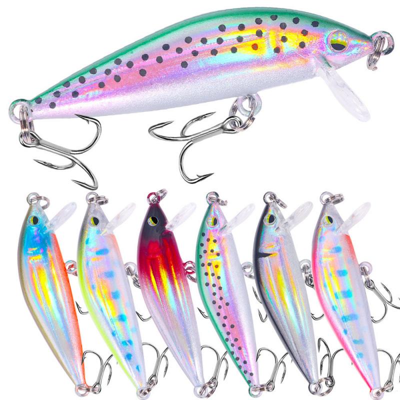 5CM3GFloating Minnow Lua Lure for Stream Fish, Special for Bass, Mandarin Fish, Topmouth Culter, Universal for All Swimming Laye