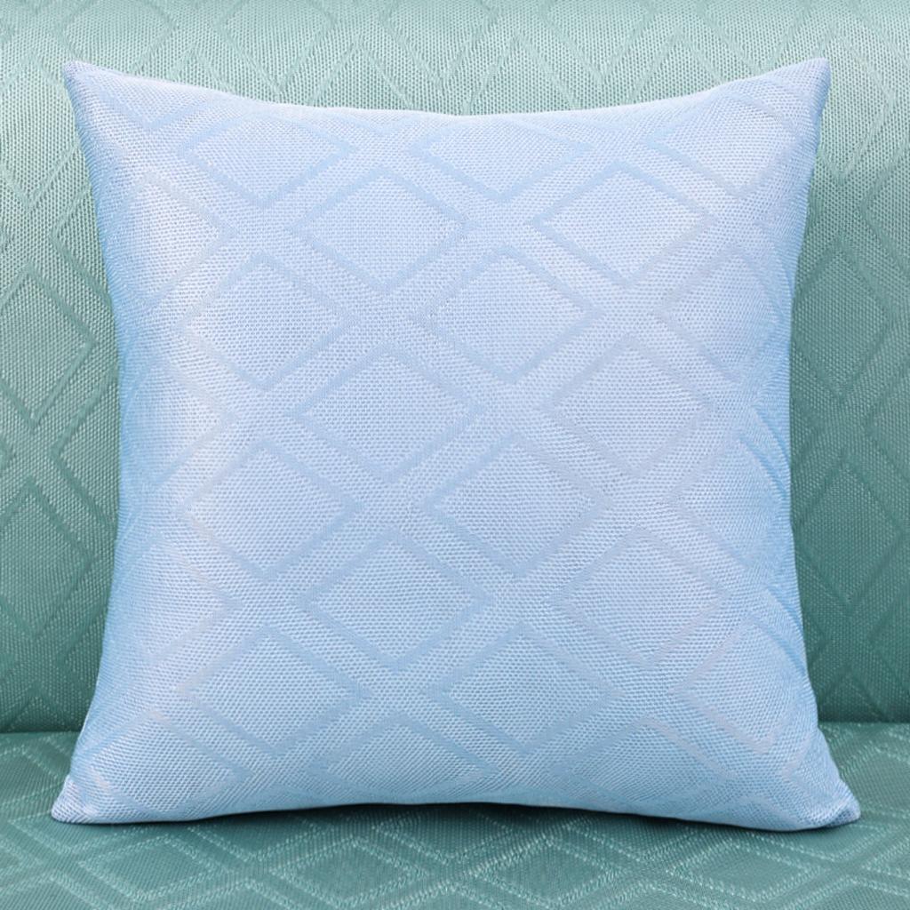 Living room sofa ice silk pillowcase, cool and breathable pillow cushion