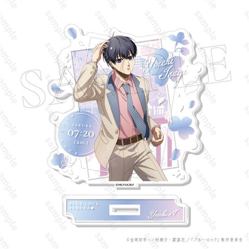 Blue Lock Japanese Anime Peripherals Sakura Version Isagi Yoichi/Bachira Meguru Acrylic Stand Collectible Table Ornaments Boy Plaything