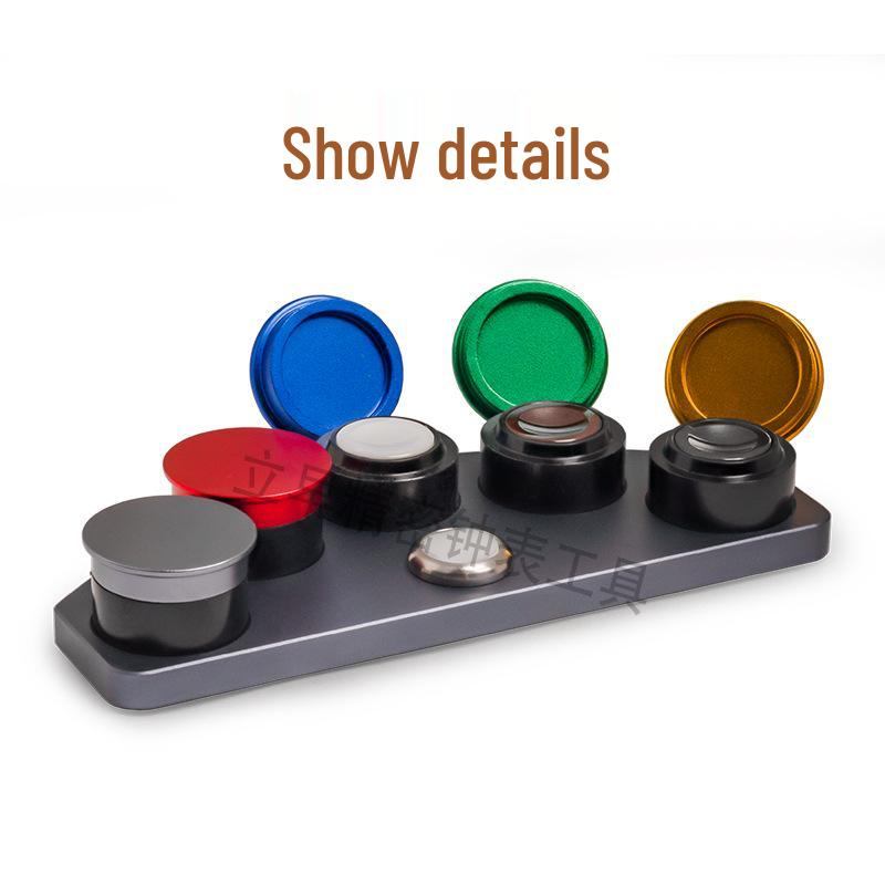 Metal Ceramic Watch Oil Dish - Four-Eye & Five-Eye Repair Container