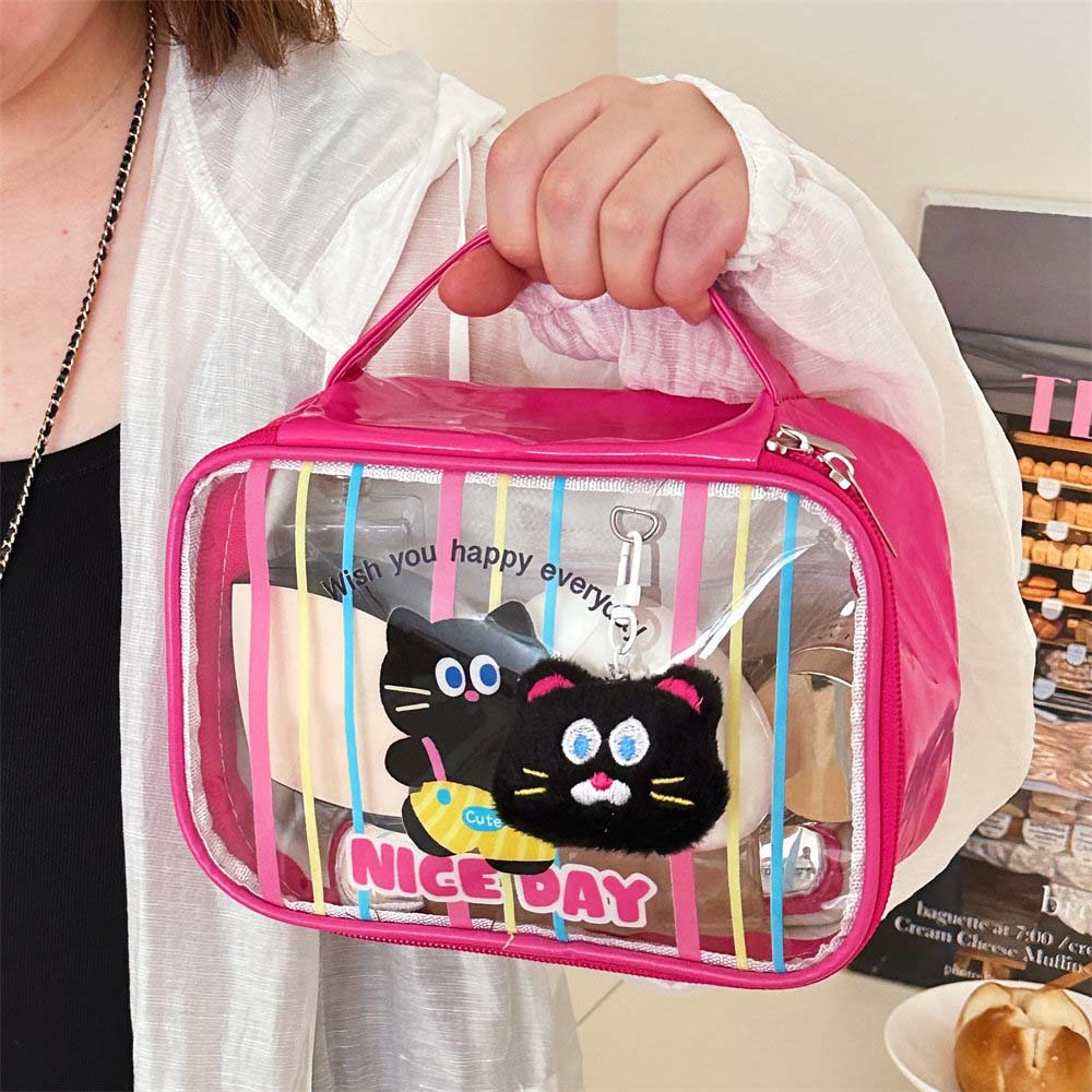 Wash Pouch Cartoon PVC Cosmetic Bag Large Capacity Travel Makeup Organizer Cosmetic Cases  Outdoor