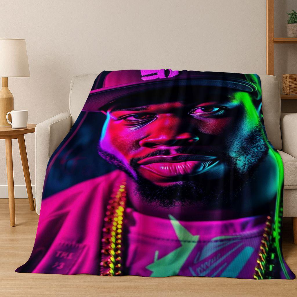 Legends Rapper Collection HIP HOP Rap Star Art Flannel Blanket,Cozy Soft Throw Blanket for Home Bedroom Bed Sofa Cover Gift Kid