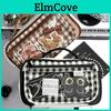 Style Fabric Pen Case With Portable Design For Stationery Organization