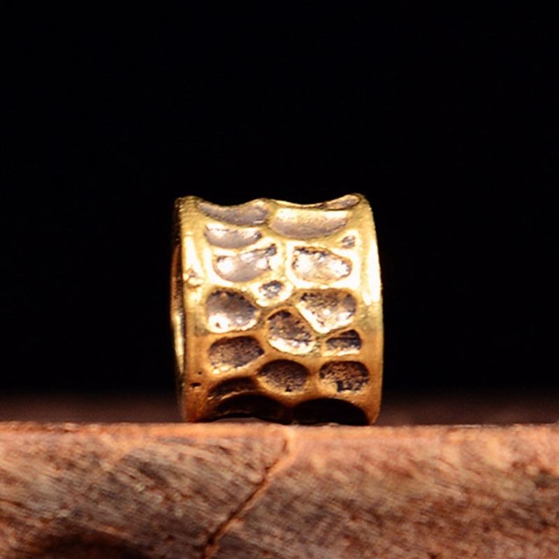 Vintage Large Hole Spacer Beads For DIY Jewelry Making Crafting Supplies Copper Beads Sturdy Allergy Resistant Accessories