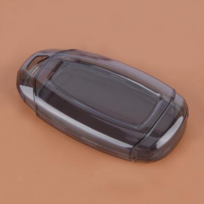 Capa de Silicone TPU Transparente Preta para Chaveiro de Controle Remoto Compatível com Hyundai Palisade Venue Accent Santa Fe Veloster Kona Electric Elantra