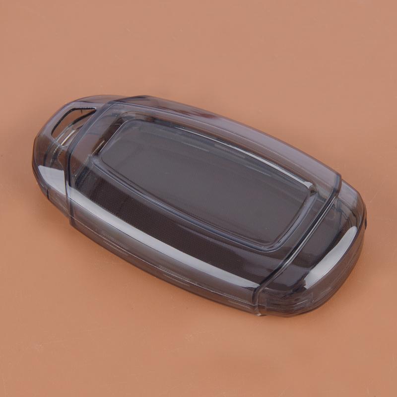 

TPU Transparent Black Remote Key Fob Case Cover Fit for Hyundai Palisade Venue Accent Santa Fe Veloster Kona Electric Elantra