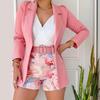 Women's Casual Fashion Suit with Belt