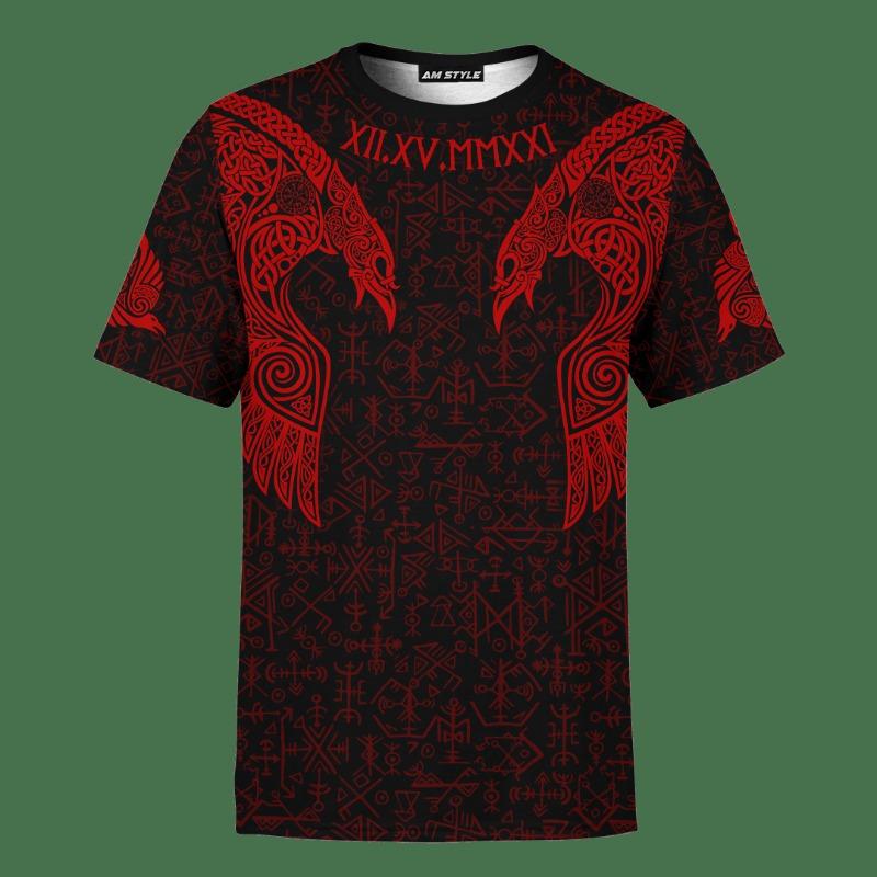 Men's 3D Printed T-Shirt Mysterious Patterns Ancient Totems Short Sleeve O-Neck Pullover Casual Top