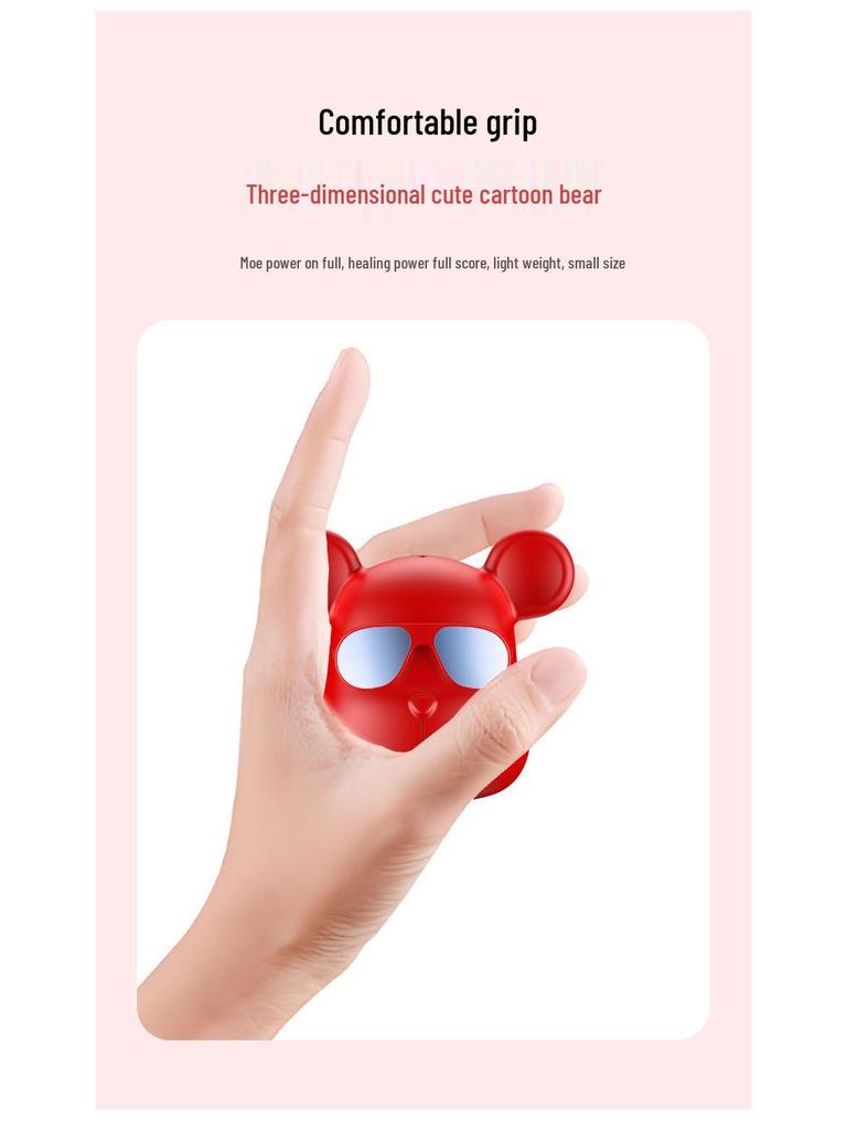 2025 Violent Bear Bluetooth Earphones: Wireless, Mini, High Quality, Long Battery Life, T58 Gift Ornament