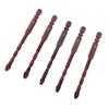 5Pcs Masonry Drill Bits 14in Hex Shank 6mm Concrete Brick Professional High Cobalt Bit Set for
