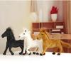 Simulated Horse Plush Toy Doll Pony Doll Doll Big White Horse Throw Pillow Children'S Cognitive Model Toy