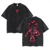 Anime Dragon Ball Cosplay Washed TShirt Cotton Short Sleeve Loose Large Casual Sports Fitness TShirt Mens Harajuku Clothing