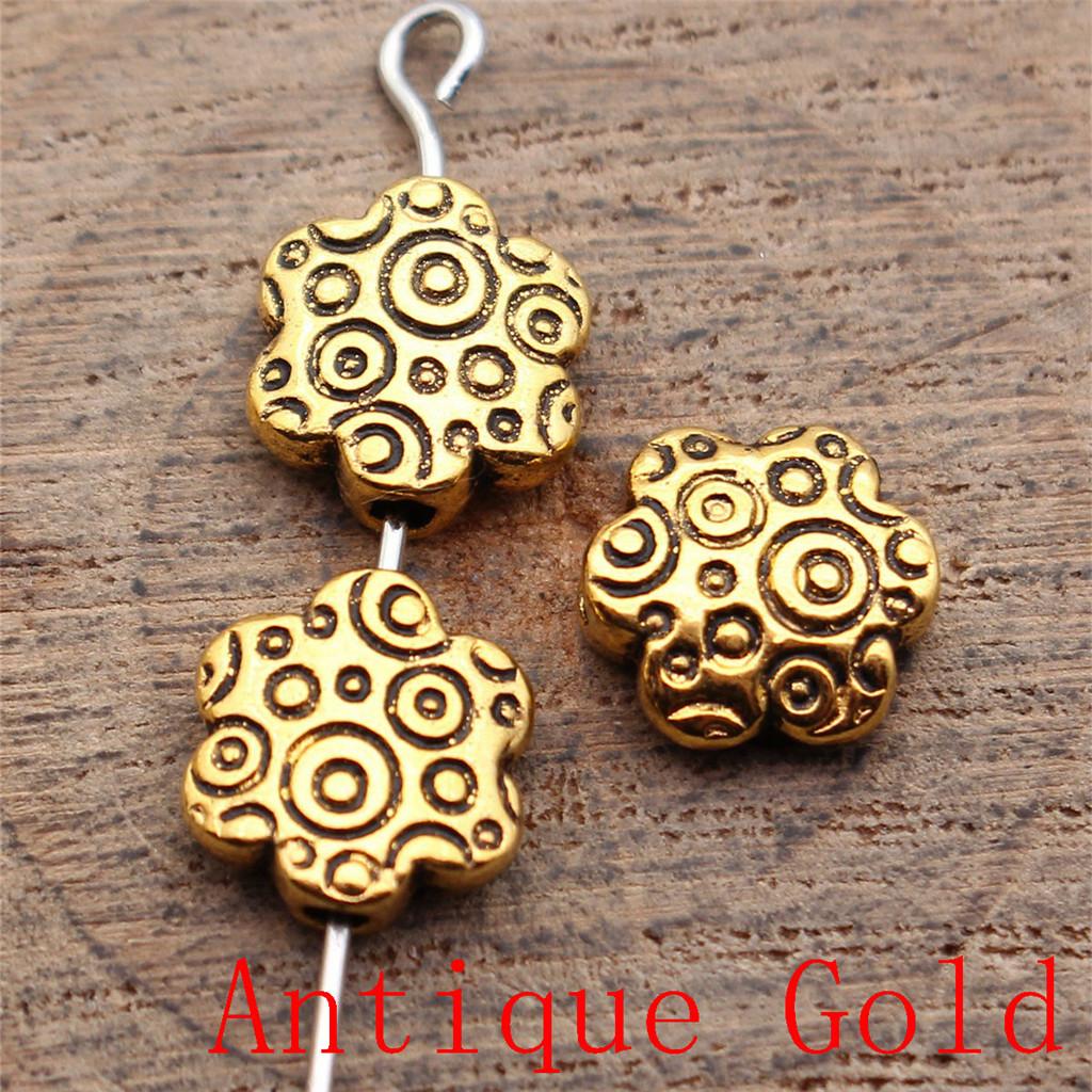 Charms Piatto Torsione Foro Grande Perline Sfuse Per Braccialetto Collana Gioielli Fabbricazione Componenti