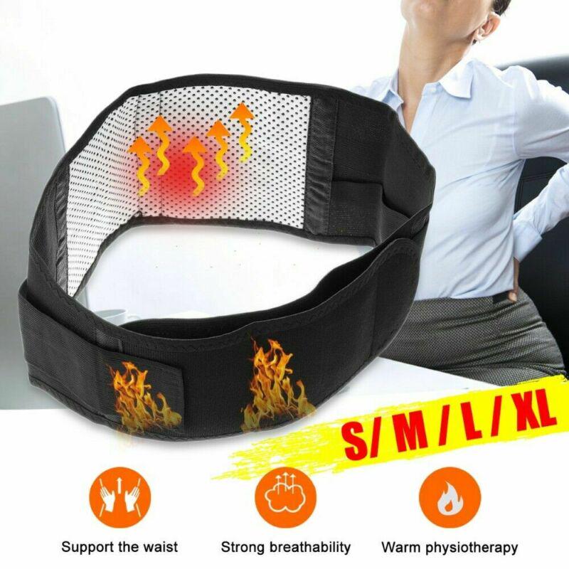 Adjustable Waist Support Belt with Self Heating Magnetic Therapy for Lumbar Pain Relief and Posture Correction
