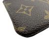 LOUIS VUITTON M62650 Key ring Monogram leather Pochette Cre Coin case Brown leather Women Used