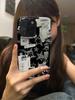 Ins Style Black White Stickers For Cats Phone Case For iPhone 17 16 15 14 11 13 12 11 Pro Max XR X XSMax Air MINI 7 8 Plus Cover