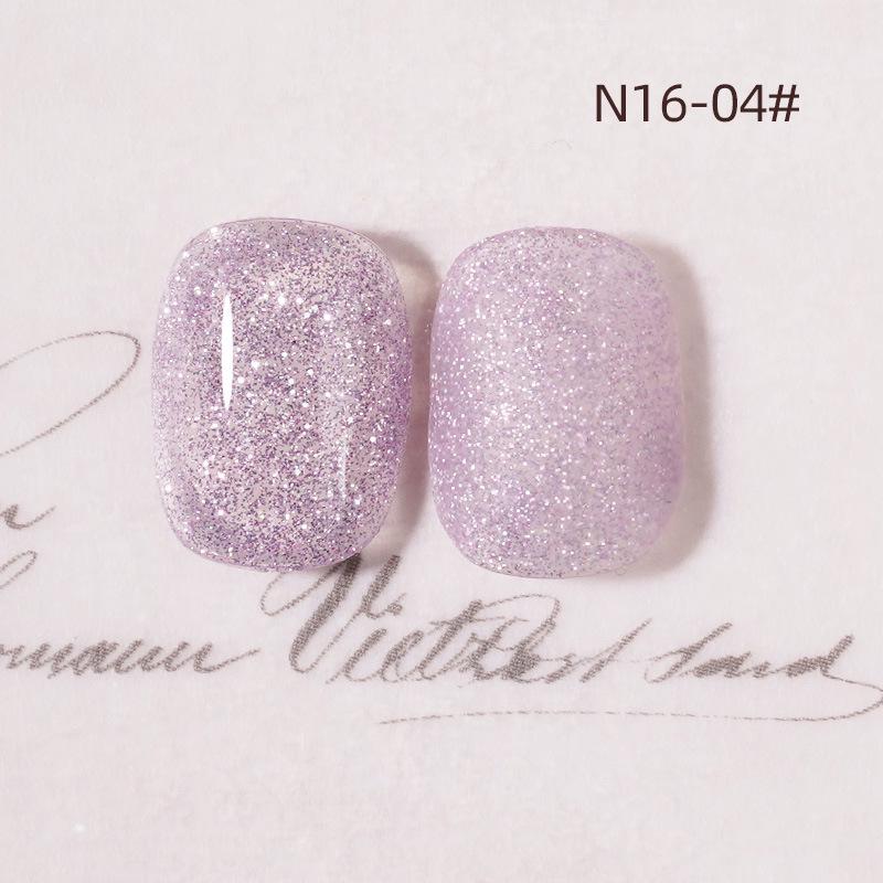 

2024 Гель-лак для ногтей с блестками и бриллиантами Цветущая сакура - Новый популярный цвет для нейл-арта