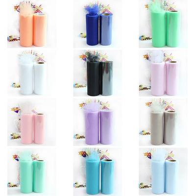 Tüllrolle mit 6 Zoll 22 m Gazerolle, Tutu für Party, Blumenball, Rock, Geschenkpapier, Hochzeit, Ragdoll-Kopfschmuck, Dekorationszubehör