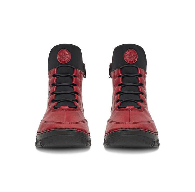 Ботильоны Rieker CEO-55069-35 бордового цвета