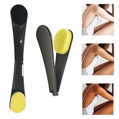 Yellow Lotion Applicator Self Sunscreen And Tanning Back Applicator Stick Foldable Streak Free Sunscreen Back Applicator