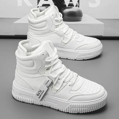 Scarpe da Uomo Moda Stivali Alti Sneakers Casual di Lusso Scarpe Sportive da Skateboard Marca Uomo Abbigliamento Tempo Libero Resistenti all'Usura Scarpe da Uomo