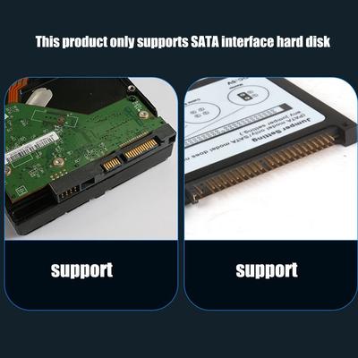 2,5 Zoll/3,5 Zoll USB 3.0 zu SATA/IDE Festplattenbasis für HDD-Gehäuse M2 TF SD-Steckplatz Festplatten-Dockingstation für TV-Laptop