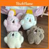 Chaveiro de Pelúcia de Cachorro Fofo Gritando Boneco Desenho Animado Pingente de Bolsa Estilo Ins Coreano