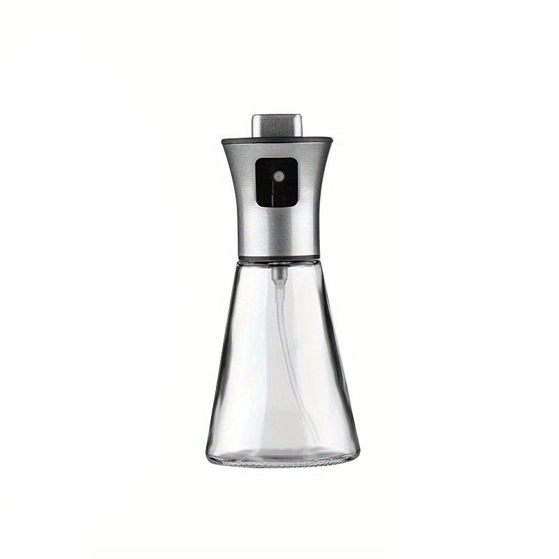 304 Stainless Steel Glass Oil Spray Bottle Large Capacity Pressurized Spray for Kitchen, BBQ, Grilling BPA Free, Triangular Design, Perfect for Olive