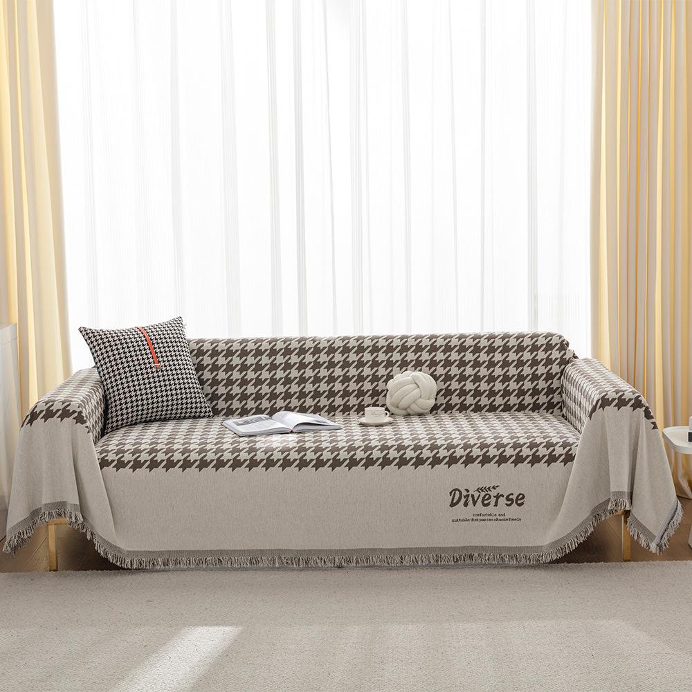 Positioning Flower Sofa Towel, Simple Modern Chenille Sofa Cover, All-season Universal All-purpose Cover, Dust Cover