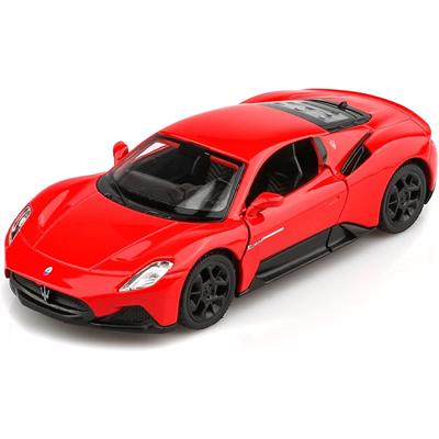 Modello di auto pressofusa Maserati MC20 in scala 1/36, veicoli giocattolo pull back, regali di auto per ragazzi e ragazze