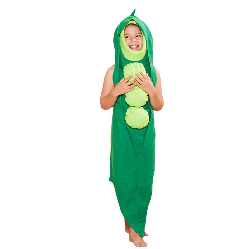 Halloween Pea Costume Jumpsuit for Cosplay & Role-Playing
