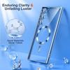 Coque Magnétique - BOOLING - pour Samsung Galaxy S26 Ultra - TPU Transparent Contour Bleu - 2 Vitre