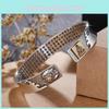 Vintage Ethnic Style Zodiac Bracelet For Men And Women Solid Silver Plated Copper Material