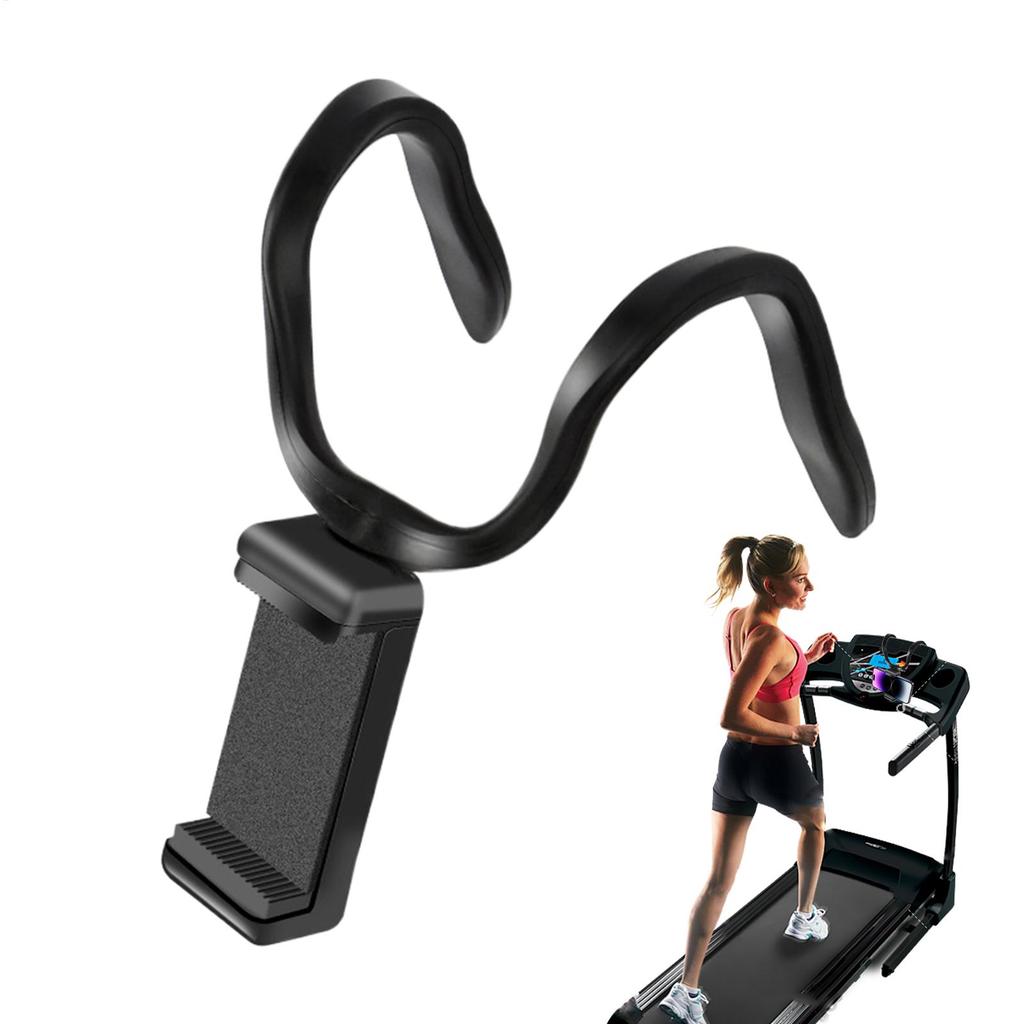 Phone Holder For Treadmill Folding Cellphone Bracket For Gym Hose Design Bendable Treadmill Phone Stand For Shopping Cart