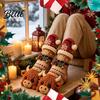 Large Hanging Gift Bags for Christmas 3D Knit Animal Stockings Rudolph Reindeer Highland Cow Fox And Personalized Xmas Holders Family Polar