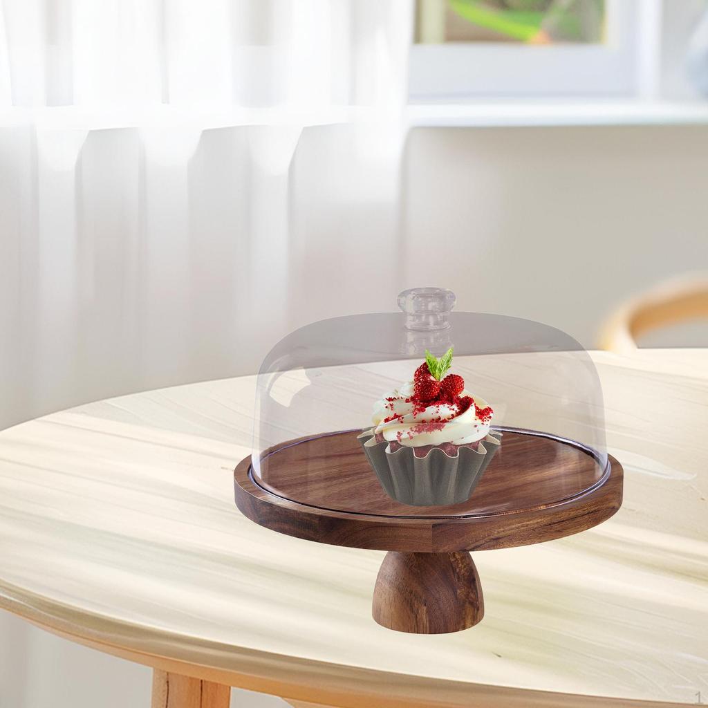 Kuchen Display Server Tablett Ständer Tragbare Vielseitig Dekorative Bruchsicher Runde Container
