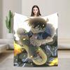 Detective Conan Blanket Coral Fleece Plush Spring Autumn Multi-function Super Soft Throw Blankets for Sofa Bedroom Bedspread