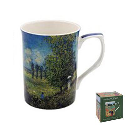 [A2650] - Porselen kupa 'Claude Monet' yaz- gelincik tarlası - 100x75 mm