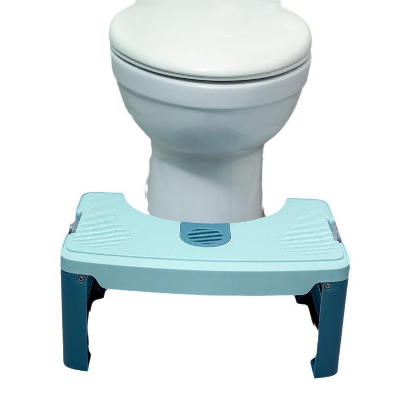 Folding Bathroom Toilet Footstool Squatting Aid