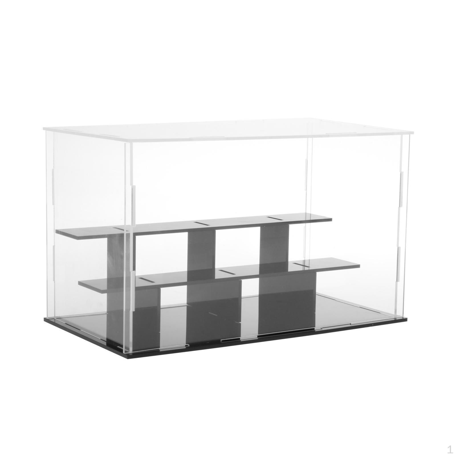 Acrylic Display Box Dustproof Showcase for Action Figure Cube