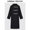 UR Women's Retro Hooded Toggle Button Coat