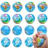 Earth Shape Pet Fetch Toy 6Pcs Soft PU Foam Toss Catch Ball for Outdoor Dog Exercise Interactive Play Training Fun