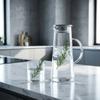 1.3L Glass Jug With Lid For Serving Tea, Water, Juice, Mulled Wine