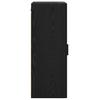 Wall Mounted Cabinet Black Oak Effect 34.5 x 34 x 90 cm