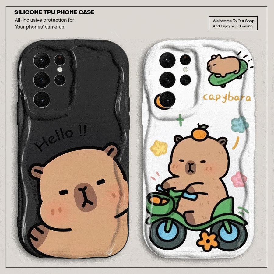 Capybara Phone Case for Samsung for Galaxy S25 S24 S23 Ultra S20 FE S24 S22 S20 Plus S23 S20 Ultra S21 FE Cover