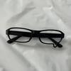 Anime Y2K Cosplay Glasses Without Lenses Unisex Teardrop Eyeglass Spectacles Eyewear Jewelry Costume Accessories Ornament Gift