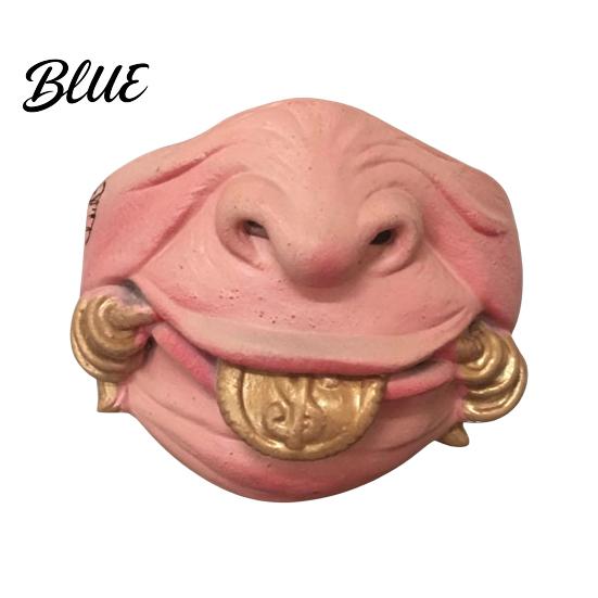 Lightweight Holiday Prank Adults Scary Halloween Face Half Gear Latex Masque for Horror Party Funny Character Adults with Elastic