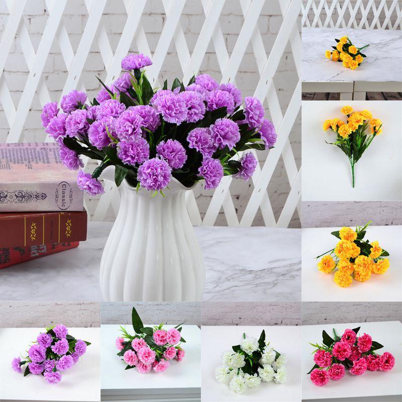 Lifelike Artificial Carnation Silk Flowers Perfect For Wedding Decorations