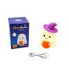 Halloween Witch Night Light Tap Light with USB Charging Cable for Bedroom Holiday Decor