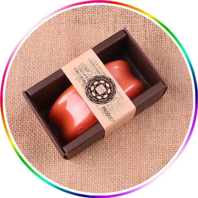 130g Goat Milk Soap Essential Oil Soap for Bamboo Charcoal,Papaya, Sandalwood, Honey, Lemon, Coffe ,Lily